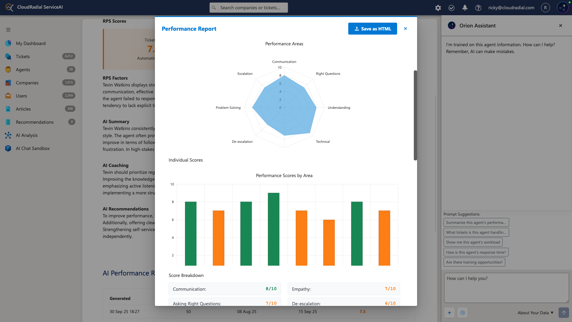 ServiceAI Agent Review