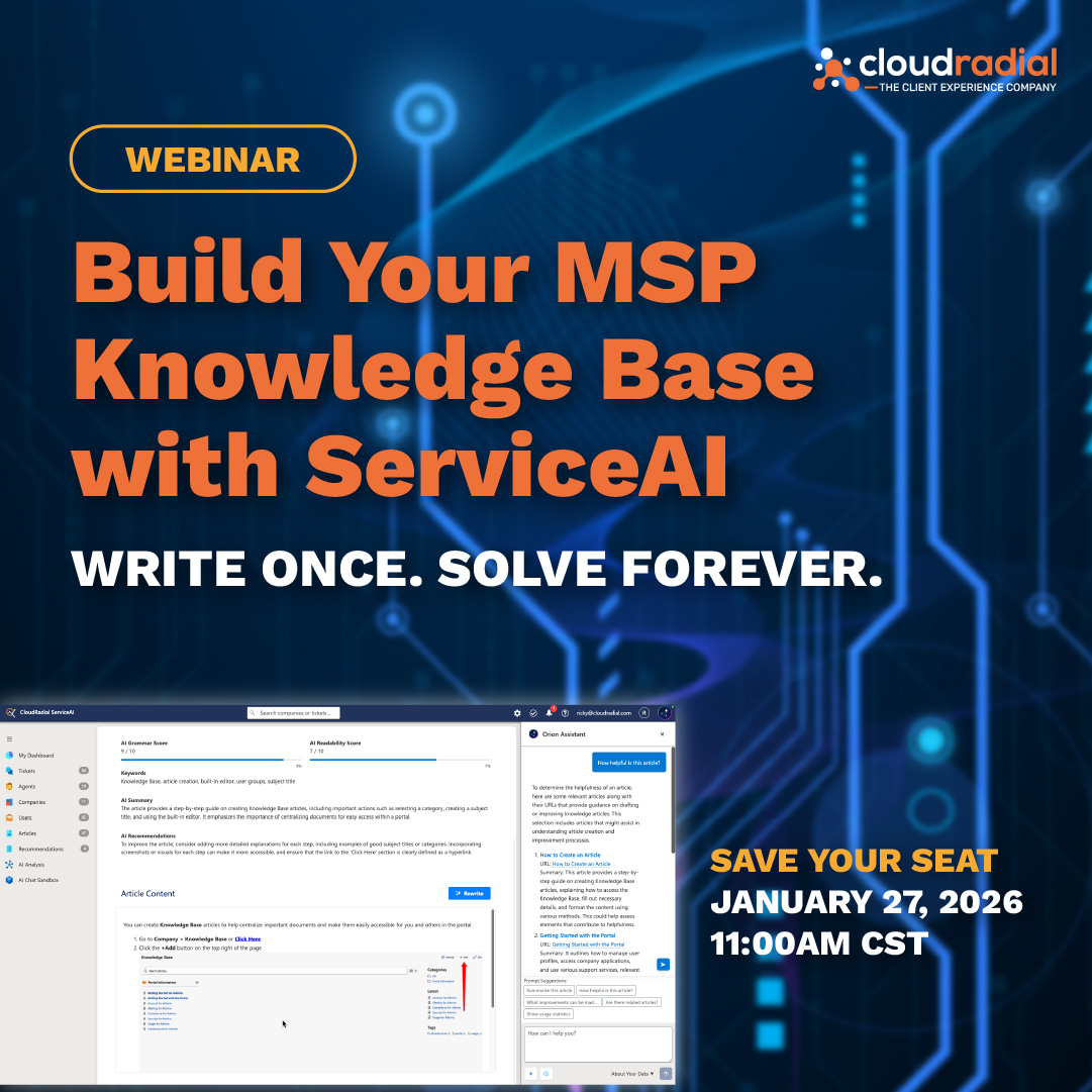 [Webinar] Build Your MSP Knowledge Base with ServiceAI